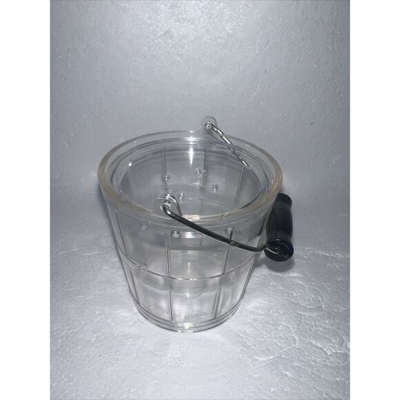 VINTAGE VICTOR GOLDMAN ACRYLIC BUCKET AND MILK CAN SALT AND PEPPER SHAKERS - Picture 5 of 9